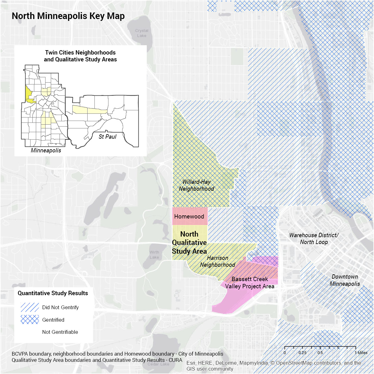 North Minneapolis Key Map