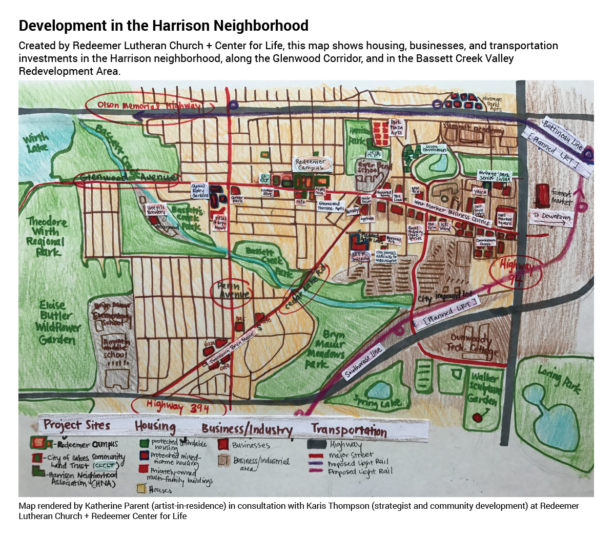 North Blog - Harrison Development Map