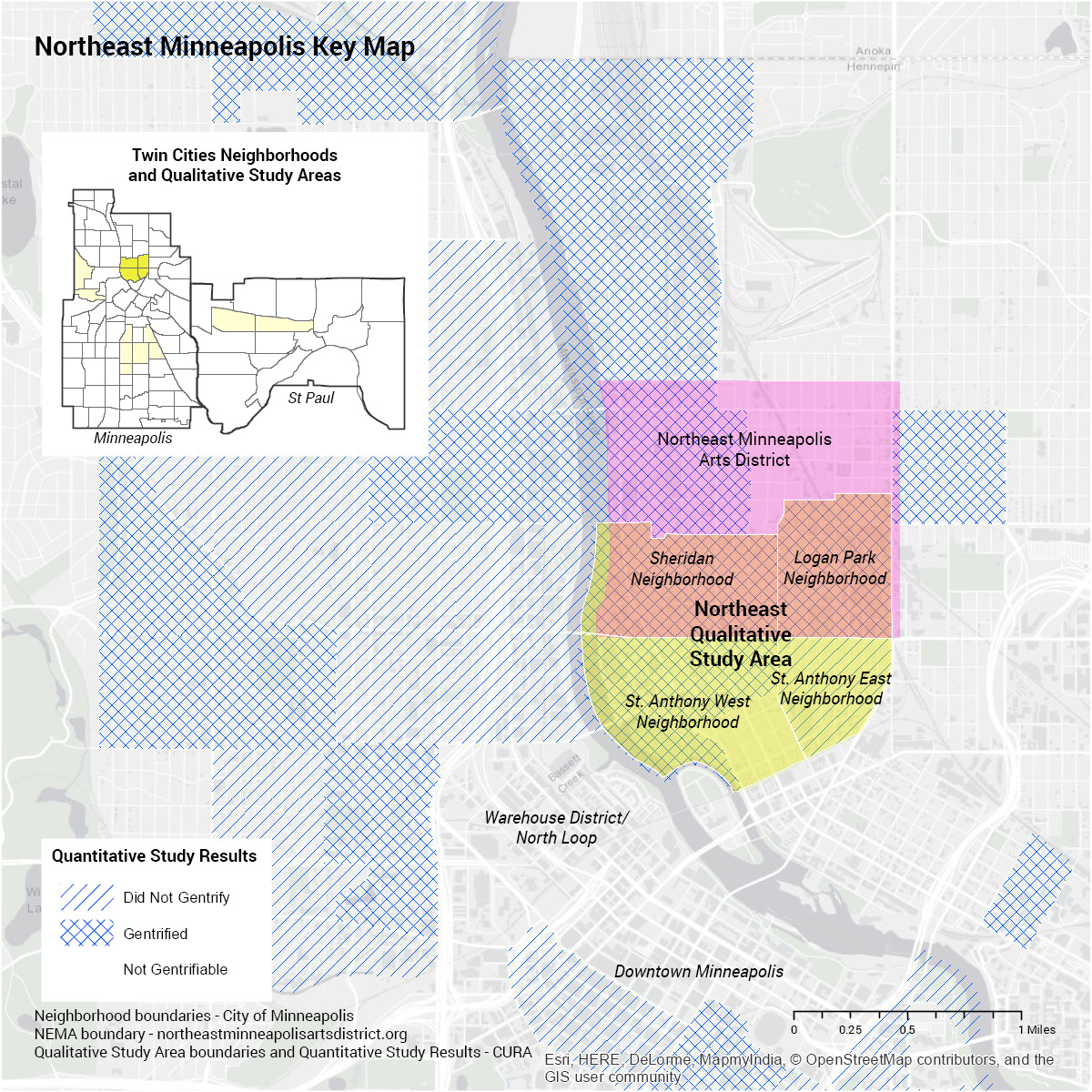 Northeast Minneapolis Key Map