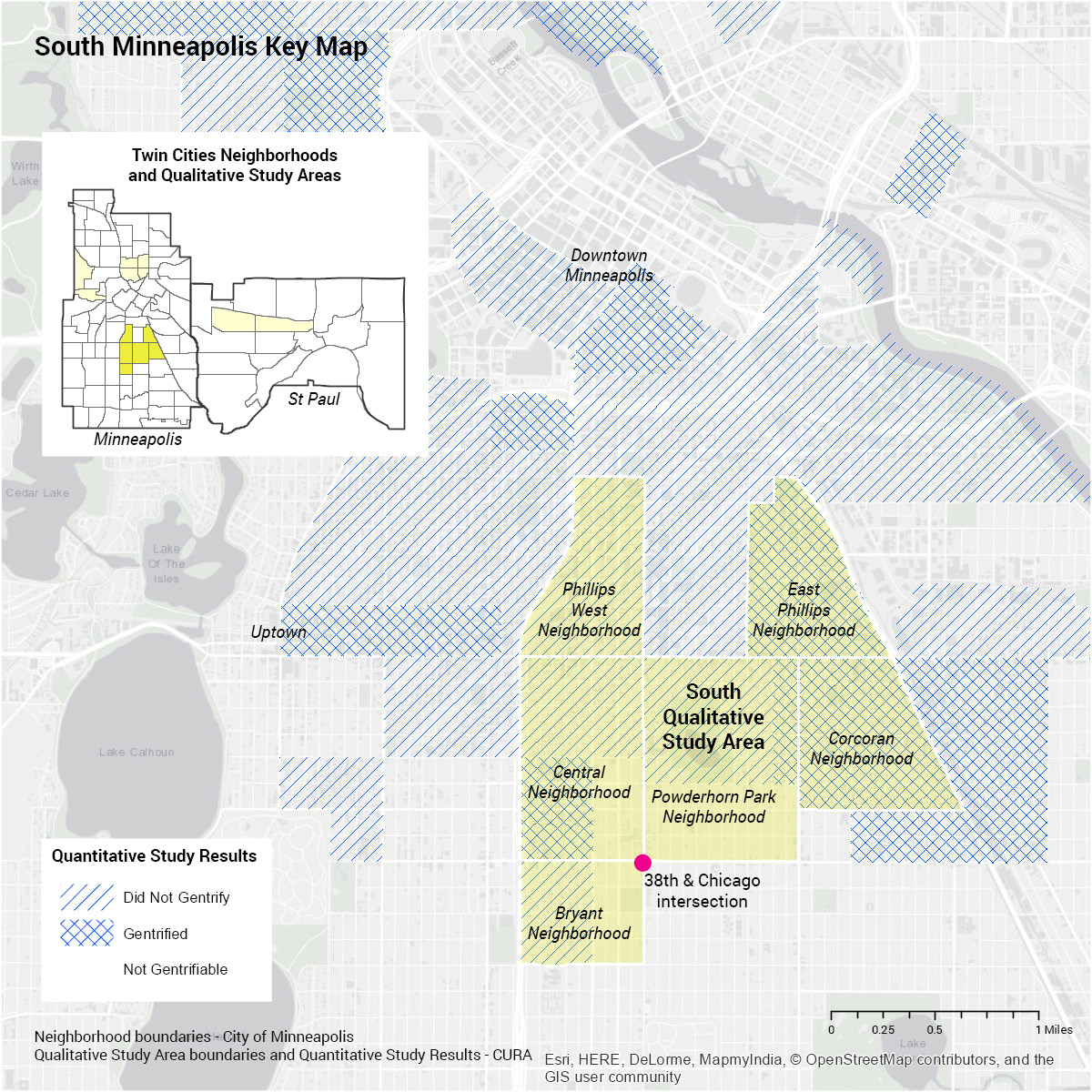 South Minneapolis Key Map